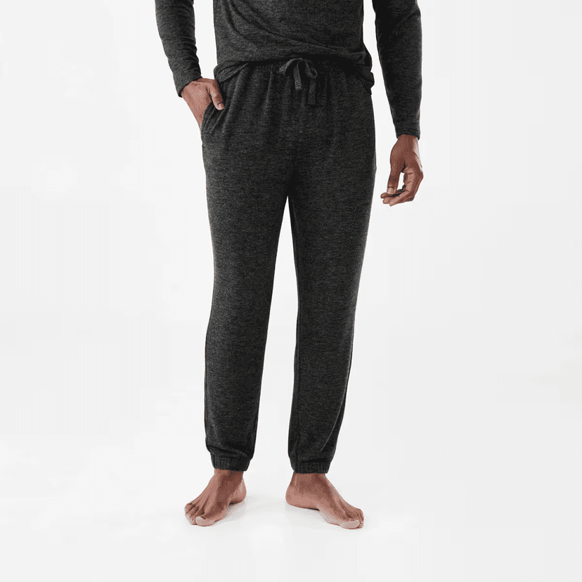 Men Tapered Fit Flat-Front Trousers